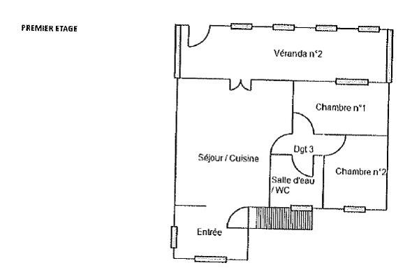Maison 4 pièces - 60 m²
