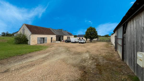Grande maison familiale avec dépendance et vaste terrain à proximité de Noyant-Villages