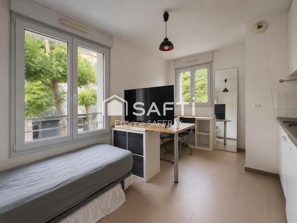 Investissement locatif – Studio meublé loué