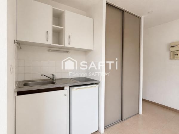 Investissement locatif – Studio meublé loué