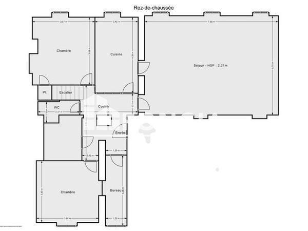À vendre Appartement 6 pièces 108.5 m² - Versailles 78000