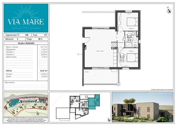 Appartement à vendre 3 pièces GHISONACCIA (20)