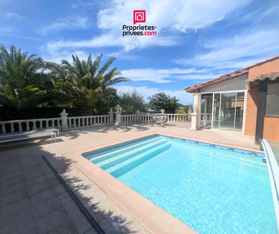 Maison de plain-pied avec possibilité de studio indépendant, piscine et terrain arboré