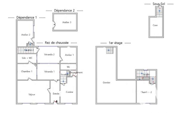 Maison à vendre 3 pièces 91 m² Chartres