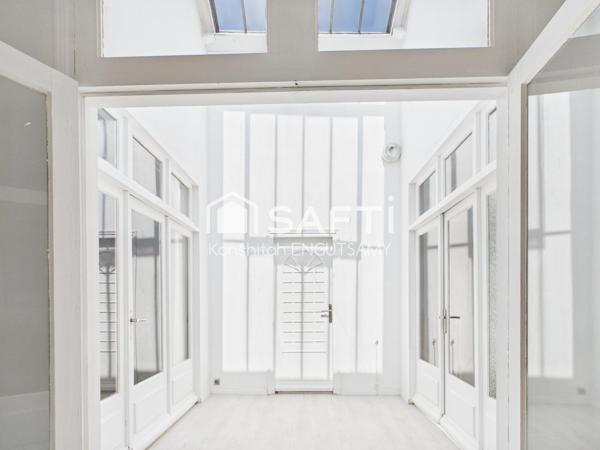 Maison de ville de 142m², 3 chambres et un garage de 47m²