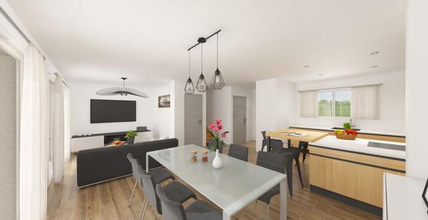 Terrain + Maison à vendre 5 pièces - 124 m²