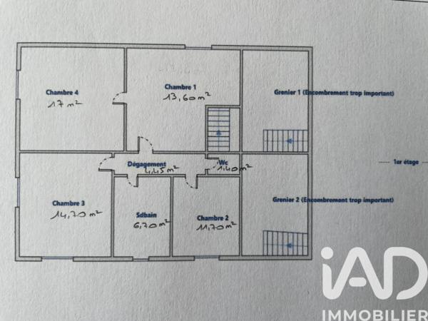 Maison à vendre 5 pièces 160 m² Donzac
