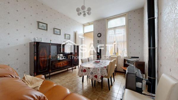 ROUBAIX – MAISON DES ANNÉES 30 – 4 CHAMBRES – UN BEAU POTENTIEL À RÉVÉLER !