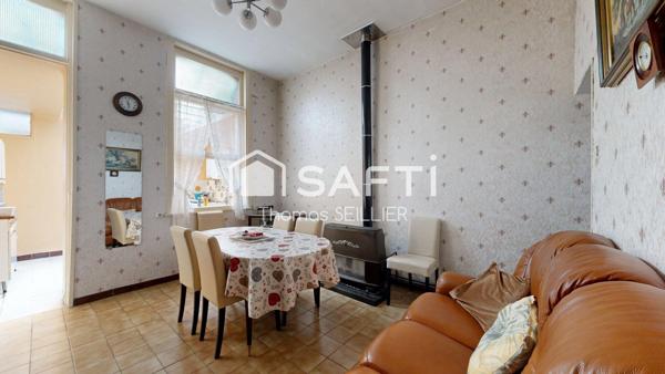 ROUBAIX – MAISON DES ANNÉES 30 – 4 CHAMBRES – UN BEAU POTENTIEL À RÉVÉLER !