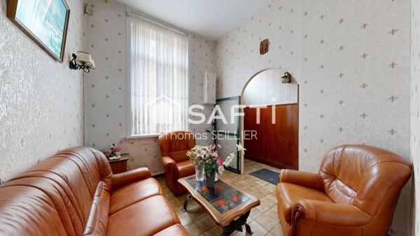 ROUBAIX – MAISON DES ANNÉES 30 – 4 CHAMBRES – UN BEAU POTENTIEL À RÉVÉLER !