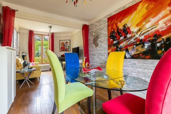 NANTERRE - QUARTIER DU VIEUX PONT  - MAISON 107 M² + STUDIO 27 M² - 4 CHAMBRES - TERRASSES - JARDIN - PARKING - STUDIO 27 M² -