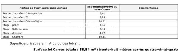 Maison 2 pièces - 39 m² Exclusivité efficity