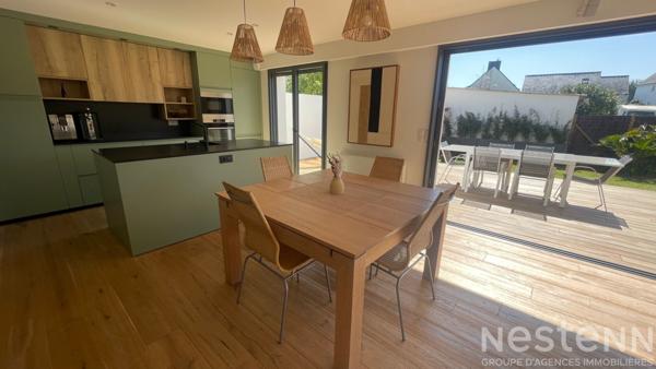Saint-Pierre Quiberon, côté Baie - Maison entièrement rénovée en Centre-bourg et au calme