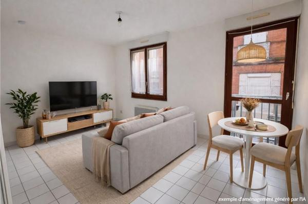 TOULOUSE / Location Appartement 1 Pièce 21 m²