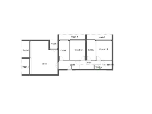 Appartement 4P avec vue mer - Étage élevé avec ascenseur,  
La rochelle 17000