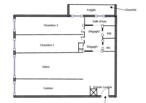 Appartement à vendre 3 pièces 71 m² Toulon