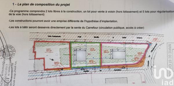Terrain à vendre 518 m² Saint-Chéron