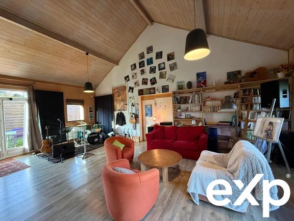 Maison mitoyenne avec atelier