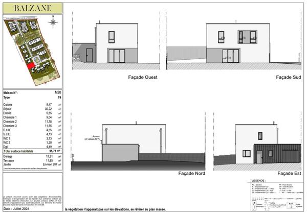 Maison à vendre 4 pièces 96 m² Couëron