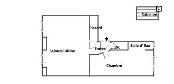 Appartement à vendre  2 pièces - 34,84 m2 CLICHY - 92