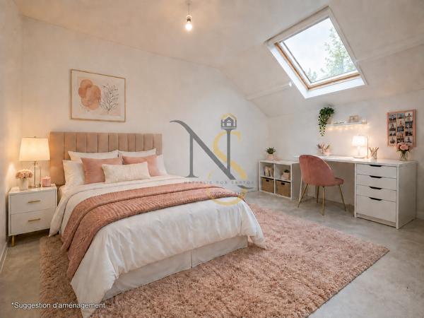 – Maison familiale de 135 m² habitables – Terrain 1 100 m² – 4 chambres – Garage et dépenda