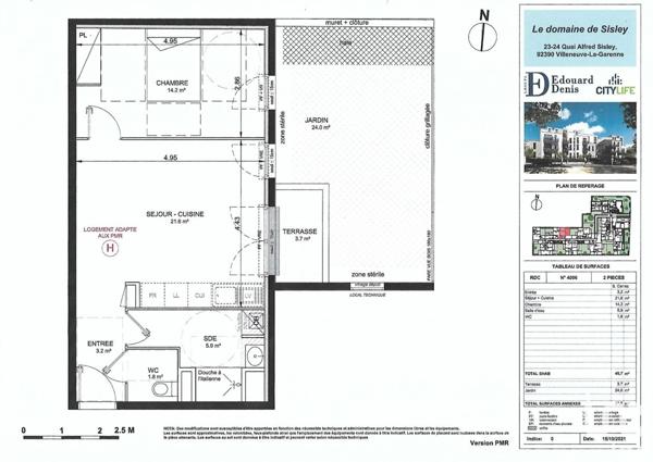 Appartement à vendre 2 pièces 46 m² Villeneuve-la-Garenne