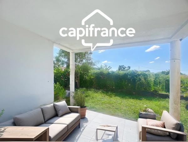 Dpt La Réunion (974), à vendre à BRAS PANON Bel appartement T3 de 57 m² avec jardin