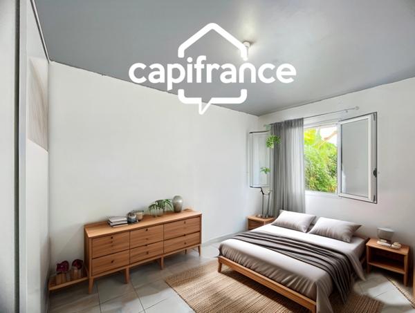 Dpt La Réunion (974), à vendre à BRAS PANON Bel appartement T3 de 57 m² avec jardin
