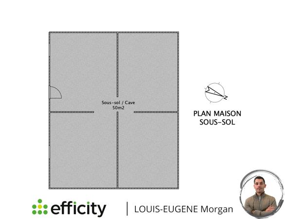 Maison 5 pièces - 93 m² Exclusivité efficity