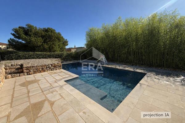Les Pennes Mirabeau - Maison T5 de 135m2 sur parcelle de 1200m2, avec double garage et piscine
