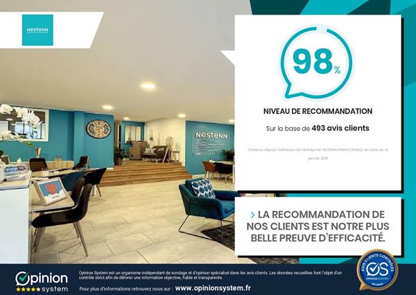 Appartement Franconville centre ville 2 PIÈCES de 52 M² RÉSIDENCE DE STANDING