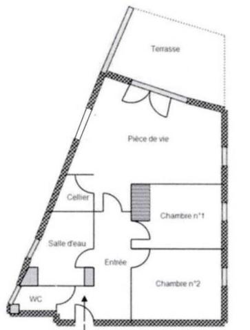 Appartement à vendre 3 pièces de 71 m²