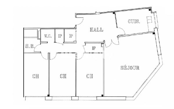 Appartement
         4 pièces
        - 95 m² Bien prestige 550 000 € *