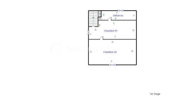 Maison ancienne de 60 m²