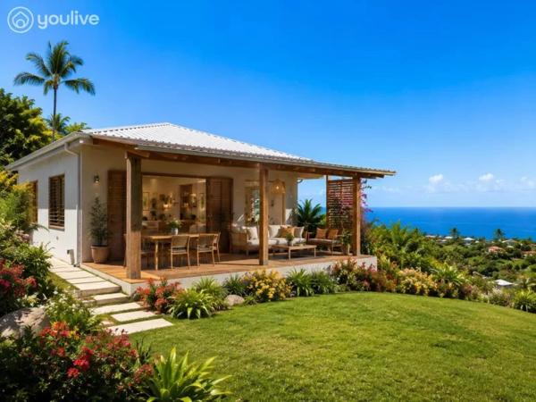 Le Lorrain – Terrain avec vue mer et fort potentiel de construction – 2 472 m²