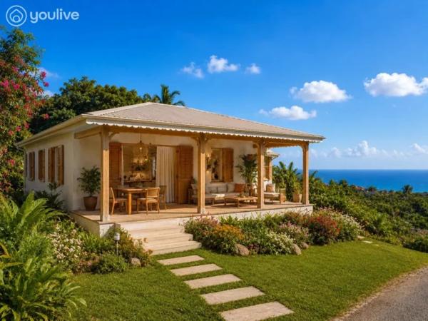 Le Lorrain – Terrain avec vue mer et fort potentiel de construction – 2 472 m²