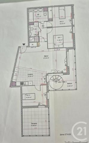 Appartement F4 à vendre  4 pièces - 83 m 2   CRETEIL  - 94