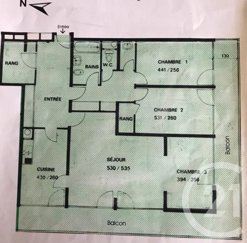 Appartement F4 à vendre  4 pièces - 99,39 m2 ST ETIENNE - 42