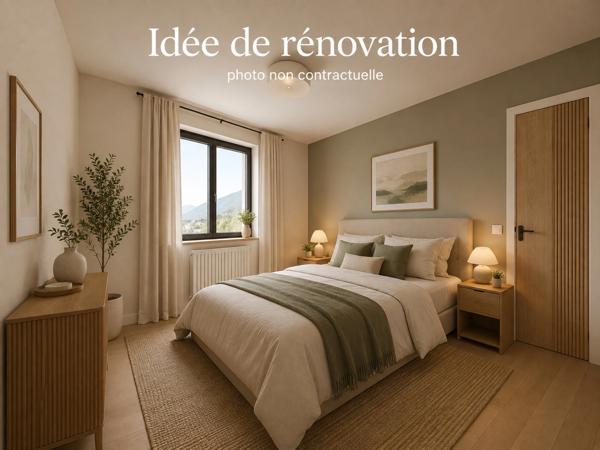 ALBERTVILLE (73) - Appartement Type 4 à rénover + Garage + Cave.