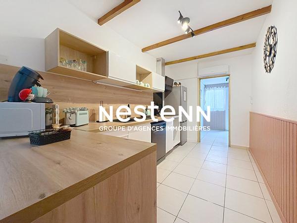 Appartement 3 pièces 56,04 m² entièrement rénové Perpignan, cave et extérieur