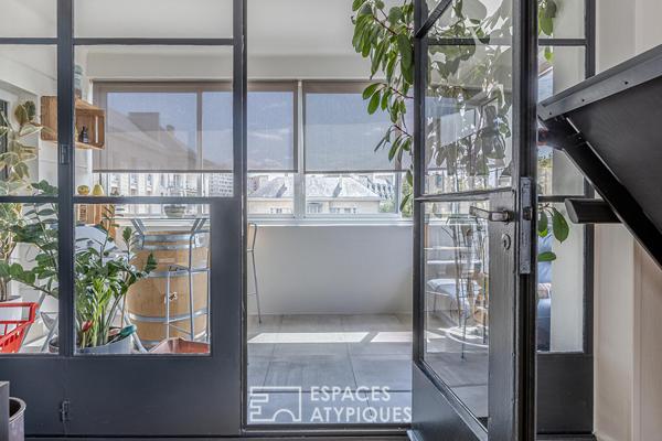 Appartement avec loggia et vue sur les monuments