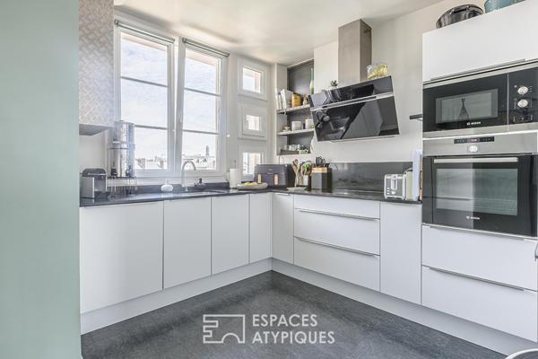 Appartement avec loggia et vue sur les monuments