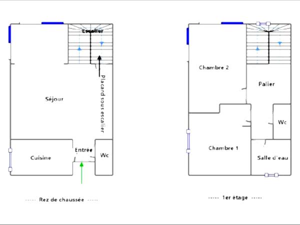 Maison 3 pièces - 93 m²