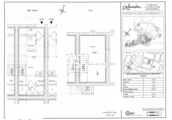 APPARTEMENT T2 - RENTA 7,10 % - LA COLLE SUR LOUP (06)