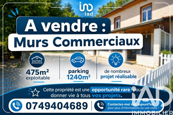 Murs commerciaux  à vendre 475 m² Saint-Georges-Lagricol