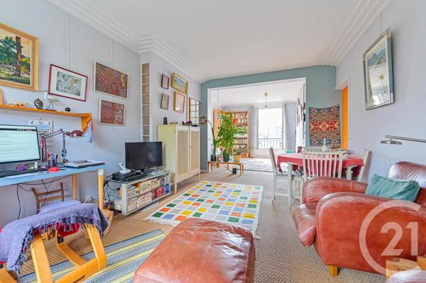 Appartement F3 à vendre  3 pièces - 91,07 m 2   PARIS  - 75020