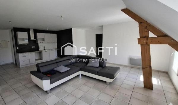 Appartement T4 de 83m² situé au 2ème étage