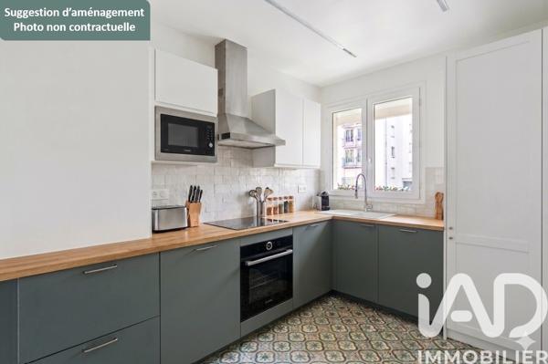 Appartement à vendre 3 pièces 66,42 m² Montrouge