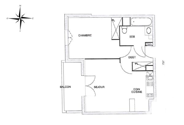 Location appartement 2 pièces 40 m² La Rivière-Saint-Sauveur
