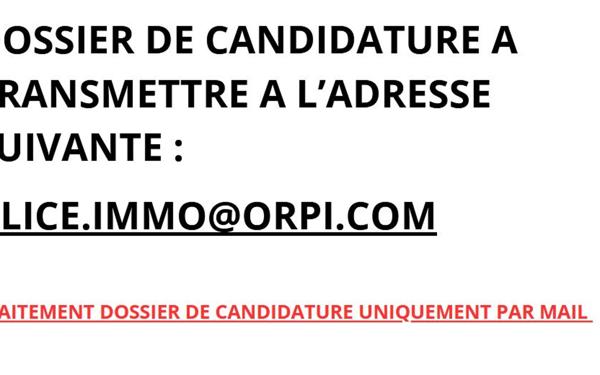 Appartement à louer